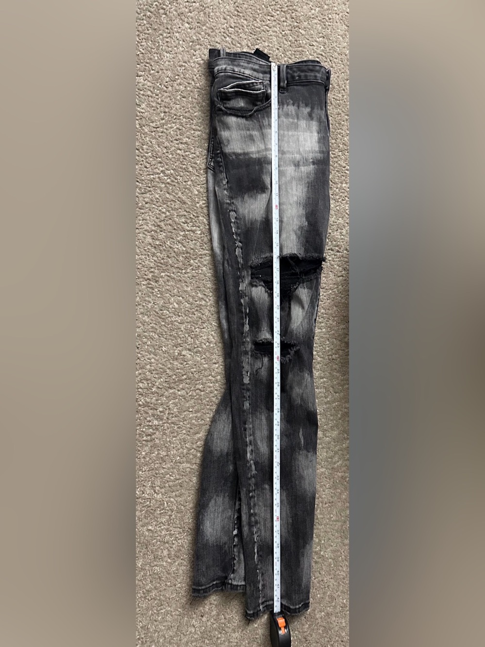 Cult of Individuality Distressed Jeans Slim Streetwear Grunge Skater Emo School - Picture 11 of 11